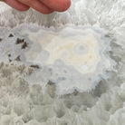 Natural Brazilian Agate Side Table, single slice on a black metal base, 21.75" tall #1305-0149 by Brazil Gems - Brazil GemsBrazil GemsNatural Brazilian Agate Side Table, single slice on a black metal base, 21.75" tall #1305-0149 by Brazil GemsTables: Side1305-0149