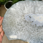 Natural Brazilian Agate Side Table, single slice on a black metal base, 21.75" tall #1305-0149 by Brazil Gems - Brazil GemsBrazil GemsNatural Brazilian Agate Side Table, single slice on a black metal base, 21.75" tall #1305-0149 by Brazil GemsTables: Side1305-0149