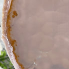 Natural Brazilian Agate Slice on metal base, 11" tall Model #5057-0136 by Brazil Gems - Brazil GemsBrazil GemsNatural Brazilian Agate Slice on metal base, 11" tall Model #5057-0136 by Brazil GemsSlices on Fixed Bases5057-0136