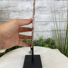 Natural Brazilian Agate Slice on metal base, 11" tall Model #5057-0136 by Brazil Gems - Brazil GemsBrazil GemsNatural Brazilian Agate Slice on metal base, 11" tall Model #5057-0136 by Brazil GemsSlices on Fixed Bases5057-0136