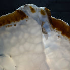 Natural Brazilian Agate Slice on metal base, 11" tall Model #5057-0136 by Brazil Gems - Brazil GemsBrazil GemsNatural Brazilian Agate Slice on metal base, 11" tall Model #5057-0136 by Brazil GemsSlices on Fixed Bases5057-0136