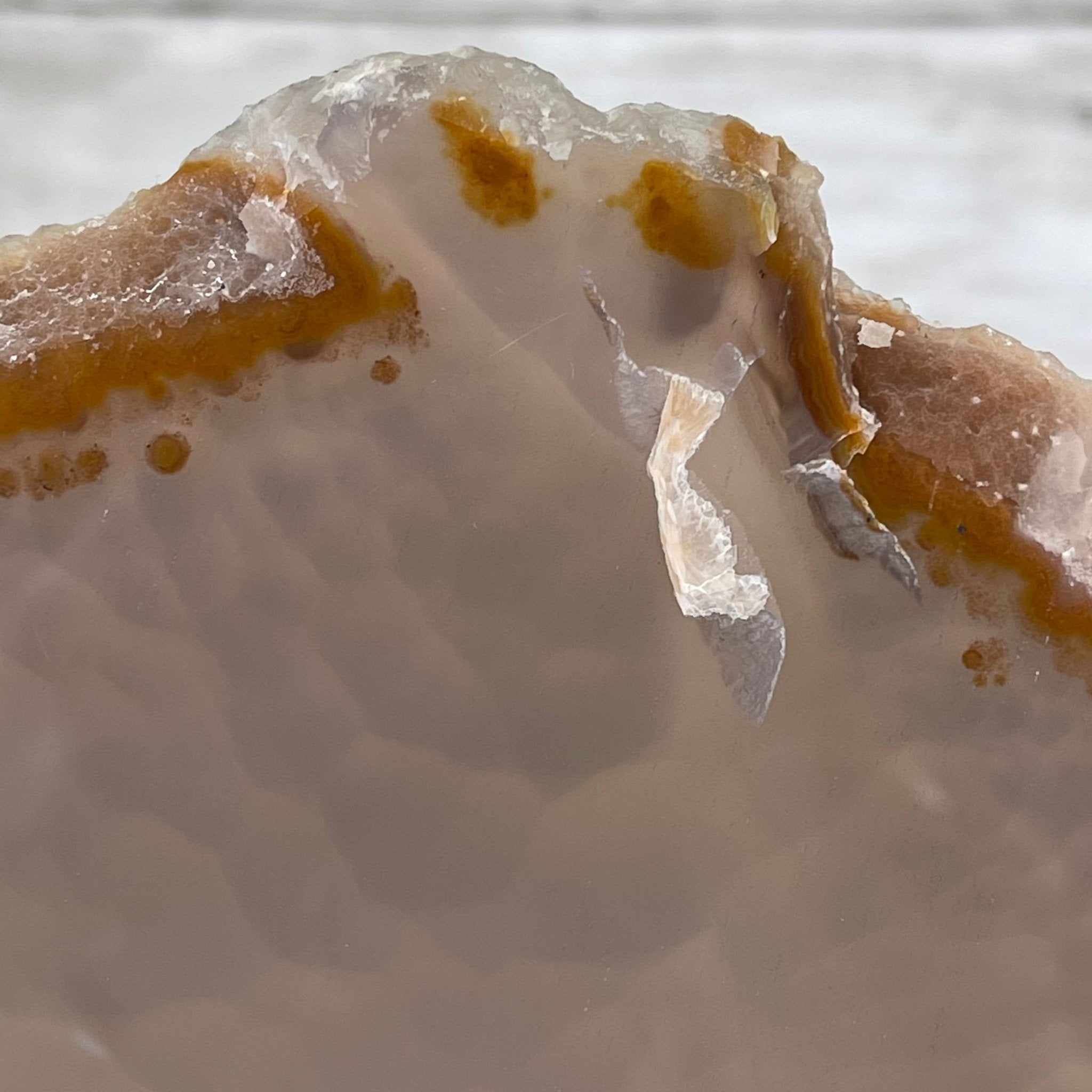 Natural Brazilian Agate Slice on metal base, 11" tall Model #5057-0136 by Brazil Gems - Brazil GemsBrazil GemsNatural Brazilian Agate Slice on metal base, 11" tall Model #5057-0136 by Brazil GemsSlices on Fixed Bases5057-0136