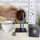 Natural Brazilian Agate Slice on metal base, 7.8" tall Model #5067NA-057 by Brazil Gems - Brazil GemsBrazil GemsNatural Brazilian Agate Slice on metal base, 7.8" tall Model #5067NA-057 by Brazil GemsSlices on Fixed Bases5067NA-057