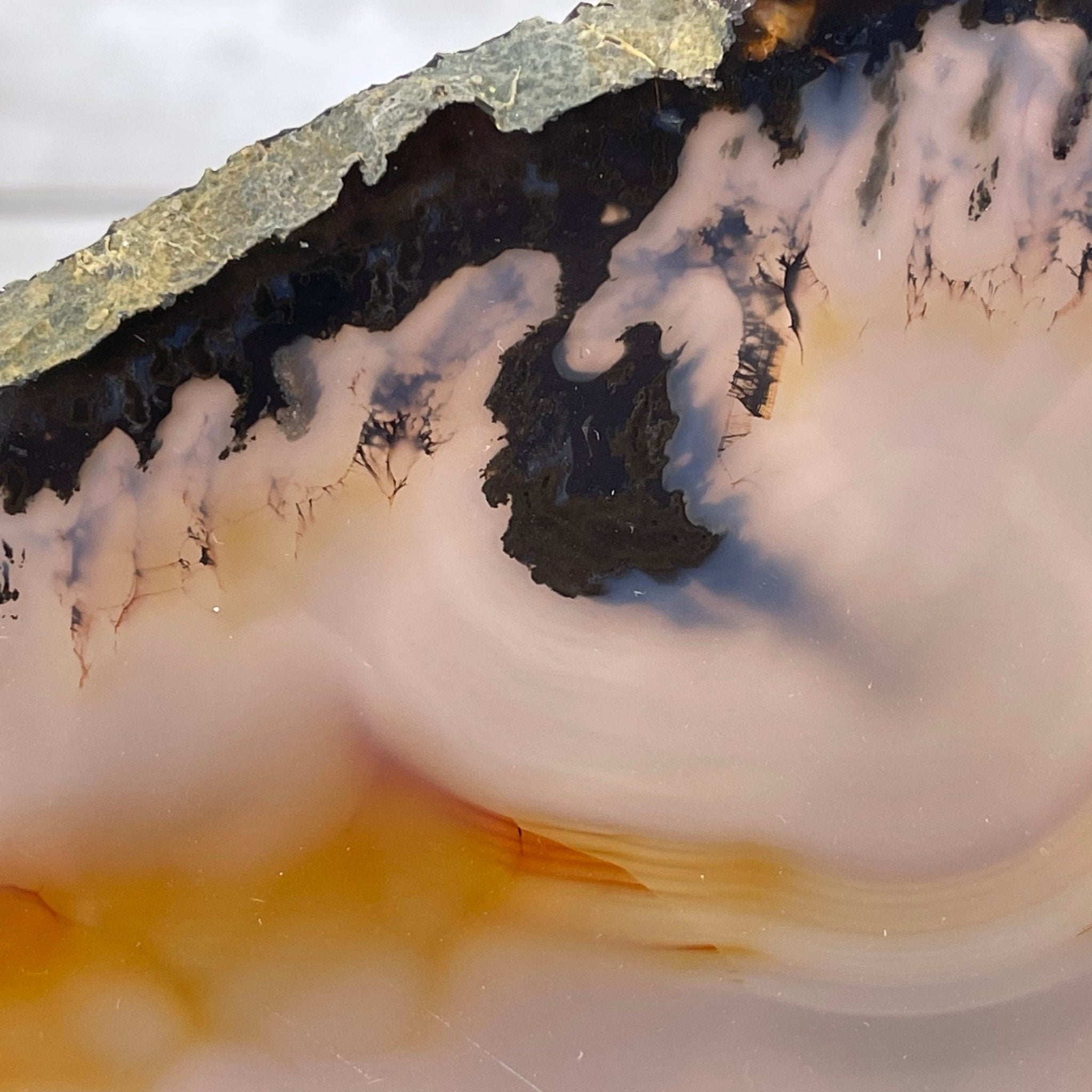 Natural Brazilian Agate Slice on metal base, 9.5" tall Model #5057-0103 by Brazil Gems - Brazil GemsBrazil GemsNatural Brazilian Agate Slice on metal base, 9.5" tall Model #5057-0103 by Brazil GemsSlices on Fixed Bases5057-0103