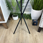 Natural Brown Jasper Side Table on a Black Metal Base, 24.6" Tall #1342BR-002 - Brazil GemsBrazil GemsNatural Brown Jasper Side Table on a Black Metal Base, 24.6" Tall #1342BR-002Tables: Side1342BR-002