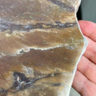 Natural Brown Jasper Side Table on a Black Metal Base, 24.6" Tall #1342BR-002 - Brazil GemsBrazil GemsNatural Brown Jasper Side Table on a Black Metal Base, 24.6" Tall #1342BR-002Tables: Side1342BR-002