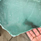 Natural Green Quartz Side Table on a Chrome Metal Base, 23.6" Tall #1341GQ-002 - Brazil GemsBrazil GemsNatural Green Quartz Side Table on a Chrome Metal Base, 23.6" Tall #1341GQ-002Tables: Side1341GQ-002