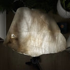 Natural Milky Quartz Side Table on Chrome Metal Base, 23.8" Tall #1341MQ-003 - Brazil GemsBrazil GemsNatural Milky Quartz Side Table on Chrome Metal Base, 23.8" Tall #1341MQ-003Tables: Side1341MQ-003