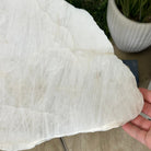 Natural Milky Quartz Side Table on Chrome Metal Base, 23.8" Tall #1341MQ-003 - Brazil GemsBrazil GemsNatural Milky Quartz Side Table on Chrome Metal Base, 23.8" Tall #1341MQ-003Tables: Side1341MQ-003