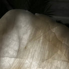 Natural Milky Quartz Side Table on Chrome Metal Base, 23.8" Tall #1341MQ-003 - Brazil GemsBrazil GemsNatural Milky Quartz Side Table on Chrome Metal Base, 23.8" Tall #1341MQ-003Tables: Side1341MQ-003