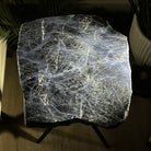 Natural Sodalite Side Table on Black Metal Base, 24.7" Tall #1342SO-002 - Brazil GemsBrazil GemsNatural Sodalite Side Table on Black Metal Base, 24.7" Tall #1342SO-002Tables: Side1342SO-002