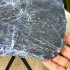 Natural Sodalite Side Table on Black Metal Base, 24.7" Tall #1342SO-002 - Brazil GemsBrazil GemsNatural Sodalite Side Table on Black Metal Base, 24.7" Tall #1342SO-002Tables: Side1342SO-002