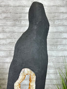 Open 2-Sided Brazilian Citrine Cathedral, 306.5 lbs and 67.8" tall #5608-0029 - Brazil GemsBrazil GemsOpen 2-Sided Brazilian Citrine Cathedral, 306.5 lbs and 67.8" tall #5608-0029Open 2-Sided Cathedrals5608-0029