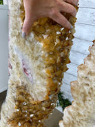 Open 2-Sided Brazilian Citrine Cathedral, 306.5 lbs and 67.8" tall #5608-0029 - Brazil GemsBrazil GemsOpen 2-Sided Brazilian Citrine Cathedral, 306.5 lbs and 67.8" tall #5608-0029Open 2-Sided Cathedrals5608-0029