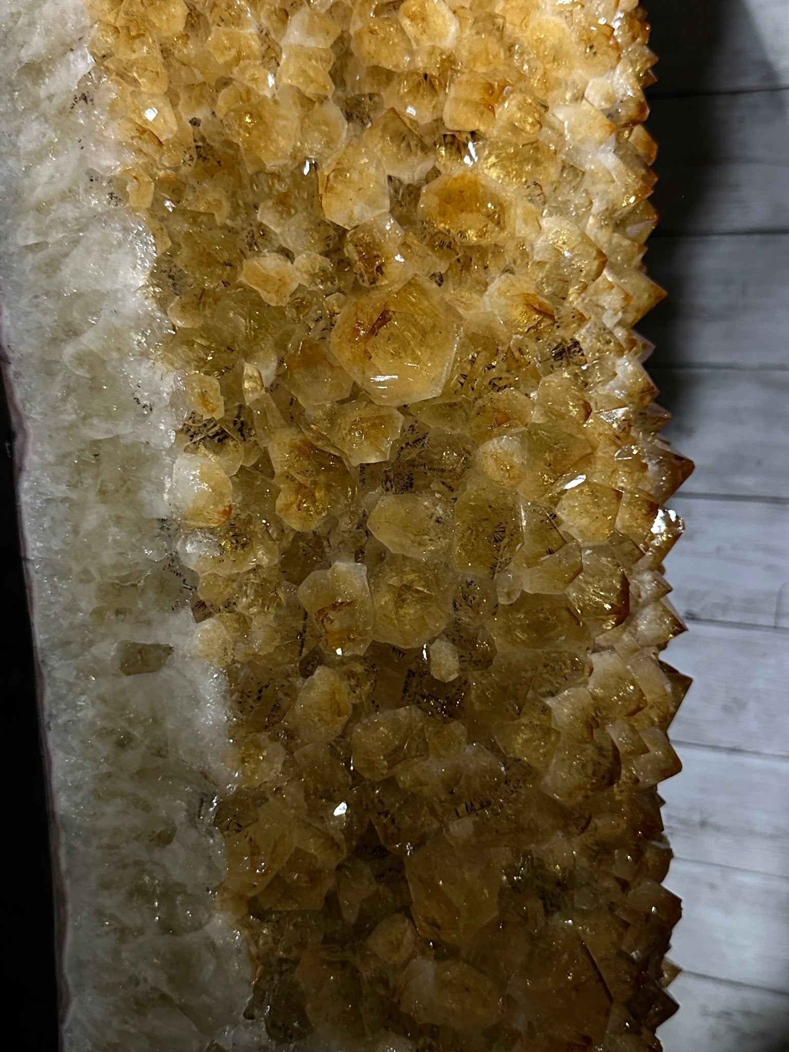 Open 2-Sided Brazilian Citrine Cathedral, 306.5 lbs and 67.8" tall #5608-0029 - Brazil GemsBrazil GemsOpen 2-Sided Brazilian Citrine Cathedral, 306.5 lbs and 67.8" tall #5608-0029Open 2-Sided Cathedrals5608-0029