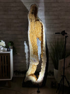 Open 2-Sided Brazilian Citrine Cathedral, 306.5 lbs and 67.8" tall #5608-0029 - Brazil GemsBrazil GemsOpen 2-Sided Brazilian Citrine Cathedral, 306.5 lbs and 67.8" tall #5608-0029Open 2-Sided Cathedrals5608-0029