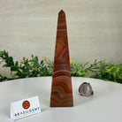 Orange Agate 4 - Sided Obelisk Tower, 6.2" Tall #3104OA - 002 - Brazil GemsBrazil GemsOrange Agate 4 - Sided Obelisk Tower, 6.2" Tall #3104OA - 002Obelisks3104OA - 002