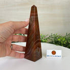 Orange Agate 4 - Sided Obelisk Tower, 6.2" Tall #3104OA - 002 - Brazil GemsBrazil GemsOrange Agate 4 - Sided Obelisk Tower, 6.2" Tall #3104OA - 002Obelisks3104OA - 002
