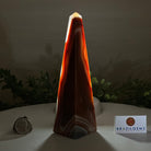 Orange Agate 4 - Sided Obelisk Tower, 7.1" Tall #3104OA - 001 - Brazil GemsBrazil GemsOrange Agate 4 - Sided Obelisk Tower, 7.1" Tall #3104OA - 001Obelisks3104OA - 001