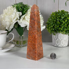 Orchid Calcite Gemstone Obelisk 1.5 lbs & 8.0" Tall Model #3104OC - 002 - Brazil GemsBrazil GemsOrchid Calcite Gemstone Obelisk 1.5 lbs & 8.0" Tall Model #3104OC - 002Obelisks3104OC - 002