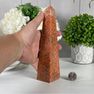 Orchid Calcite Gemstone Obelisk 1.5 lbs & 8.0" Tall Model #3104OC - 002 - Brazil GemsBrazil GemsOrchid Calcite Gemstone Obelisk 1.5 lbs & 8.0" Tall Model #3104OC - 002Obelisks3104OC - 002