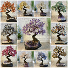 Pink Agate 17" Tall Handmade Gemstone Tree on a Crystal base, 240 Gems #5405PNKA - Brazil GemsBrazil GemsPink Agate 17" Tall Handmade Gemstone Tree on a Crystal base, 240 Gems #5405PNKAGemstone Trees5405PNKA