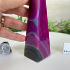 Pink Agate 4 - Sided Obelisk Tower, 6.6" Tall #3104PA - 001 - Brazil GemsBrazil GemsPink Agate 4 - Sided Obelisk Tower, 6.6" Tall #3104PA - 001Obelisks3104PA - 001