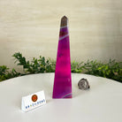 Pink Agate 4 - Sided Obelisk Tower, 6.6" Tall #3104PA - 001 - Brazil GemsBrazil GemsPink Agate 4 - Sided Obelisk Tower, 6.6" Tall #3104PA - 001Obelisks3104PA - 001