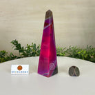 Pink Agate 4 - Sided Obelisk Tower, 6.6" Tall #3104PA - 001 - Brazil GemsBrazil GemsPink Agate 4 - Sided Obelisk Tower, 6.6" Tall #3104PA - 001Obelisks3104PA - 001