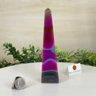 Pink Agate 4 - Sided Obelisk Tower, 6.6" Tall #3104PA - 001 - Brazil GemsBrazil GemsPink Agate 4 - Sided Obelisk Tower, 6.6" Tall #3104PA - 001Obelisks3104PA - 001