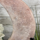 Pink Amethyst Crescent Moon Polished Geode, 6.3 lbs and 13.3" Tall #5740-0030 by Brazil Gems - Brazil GemsBrazil GemsPink Amethyst Crescent Moon Polished Geode, 6.3 lbs and 13.3" Tall #5740-0030 by Brazil GemsCrescent Moons5740-0030