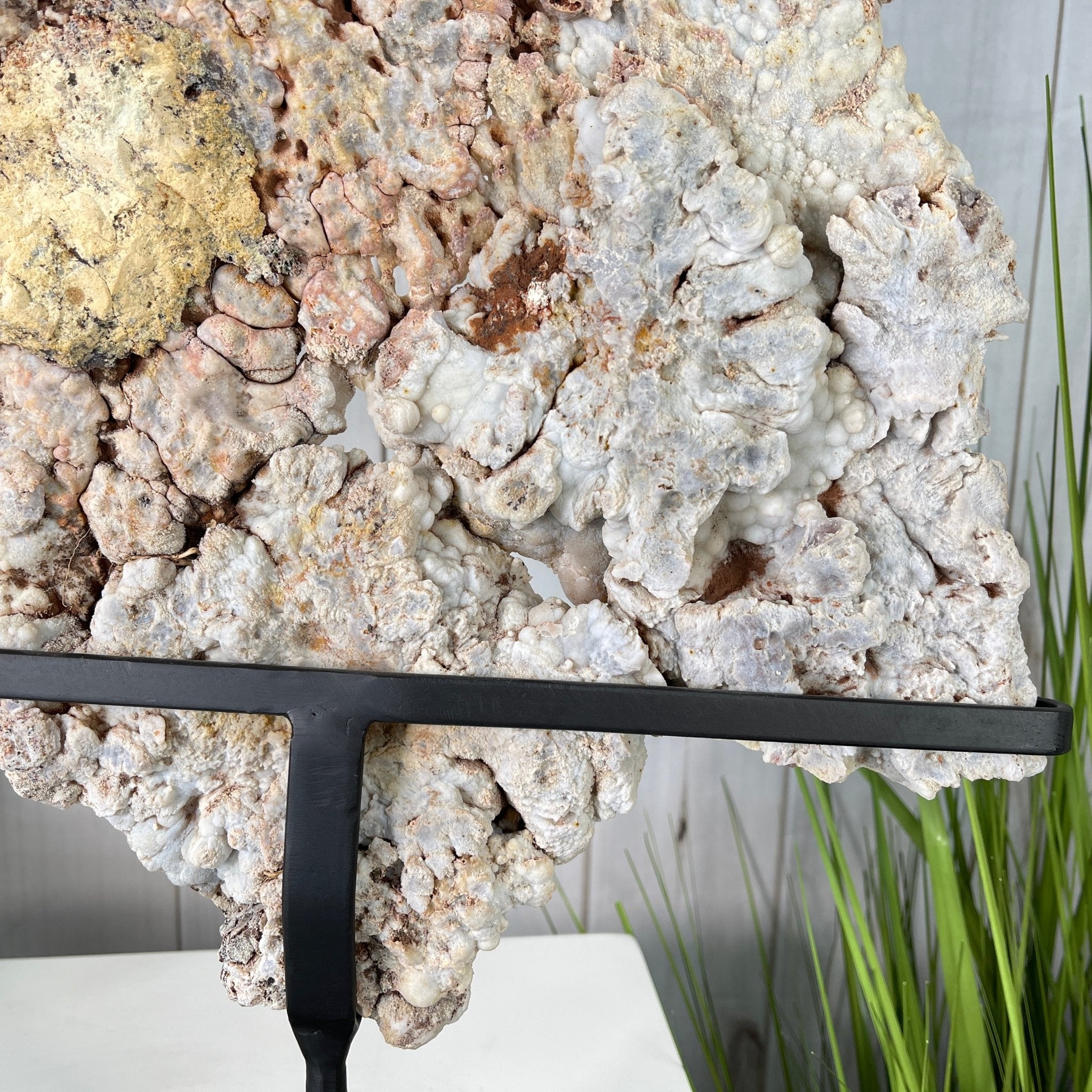 Pink Amethyst Slice on a Stand, 16.1 lbs and 20.4" Tall #5742-0003 by Brazil Gems - Brazil GemsBrazil GemsPink Amethyst Slice on a Stand, 16.1 lbs and 20.4" Tall #5742-0003 by Brazil GemsSlices on Fixed Bases5742-0003