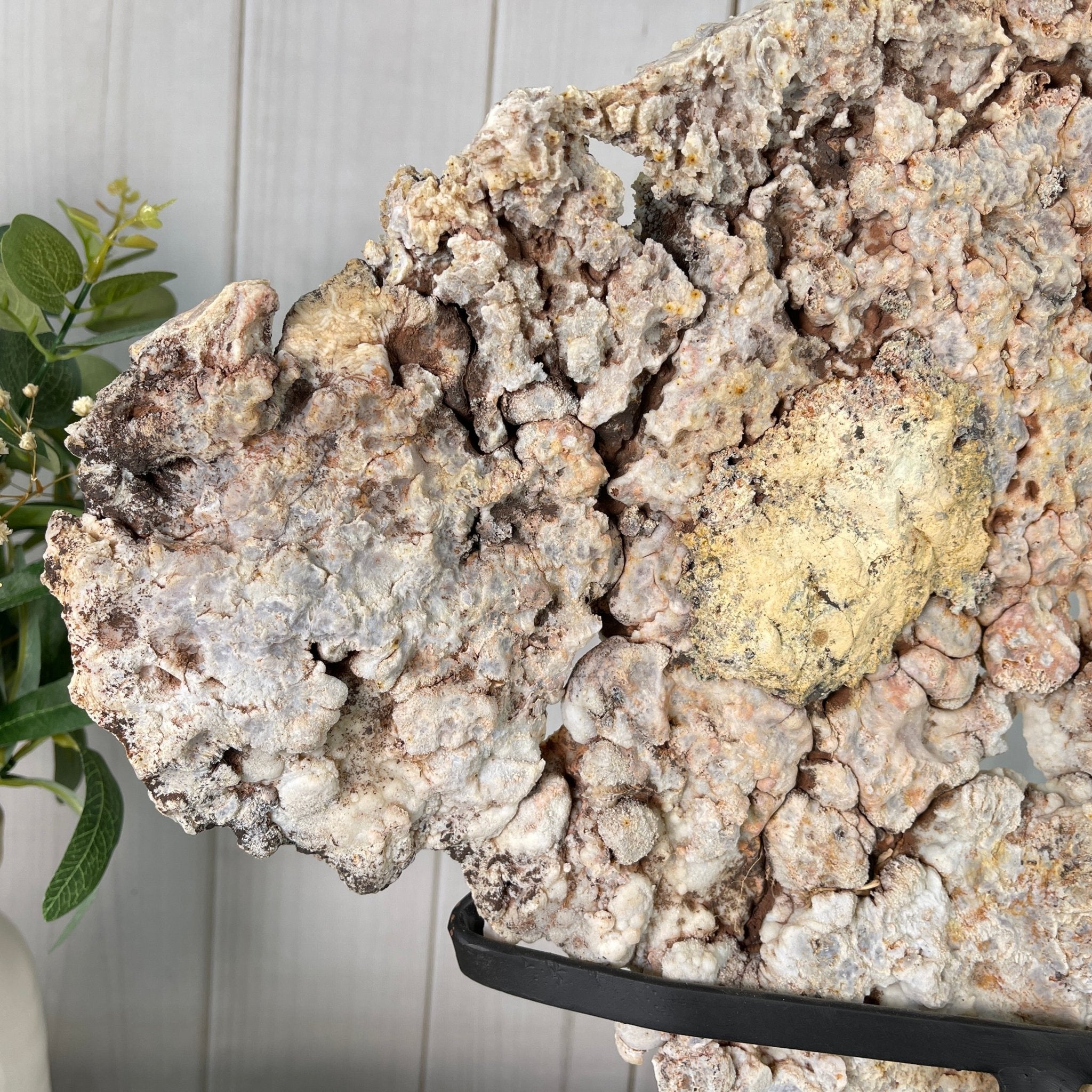 Pink Amethyst Slice on a Stand, 16.1 lbs and 20.4" Tall #5742-0003 by Brazil Gems - Brazil GemsBrazil GemsPink Amethyst Slice on a Stand, 16.1 lbs and 20.4" Tall #5742-0003 by Brazil GemsSlices on Fixed Bases5742-0003