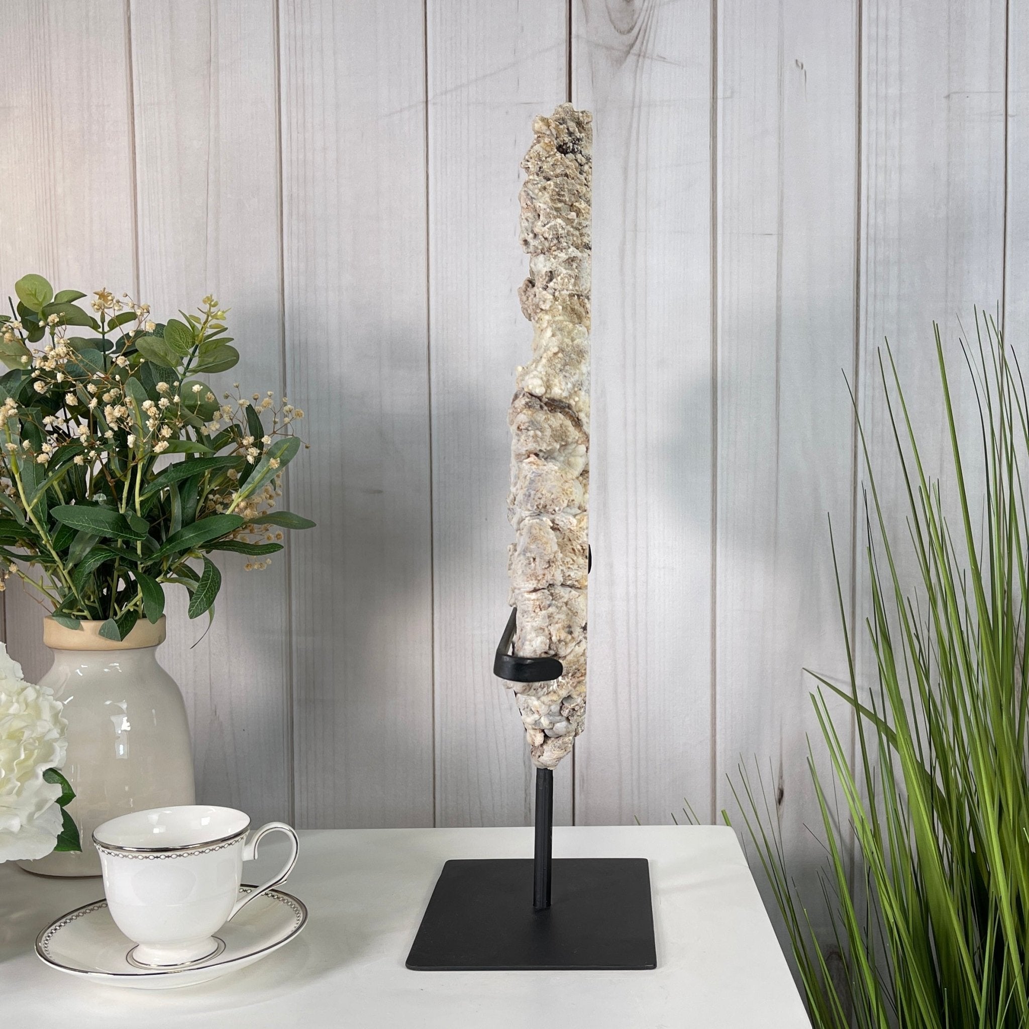 Pink Amethyst Slice on a Stand, 16.1 lbs and 20.4" Tall #5742-0003 by Brazil Gems - Brazil GemsBrazil GemsPink Amethyst Slice on a Stand, 16.1 lbs and 20.4" Tall #5742-0003 by Brazil GemsSlices on Fixed Bases5742-0003