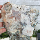Pink Amethyst Slice on a Stand, 2.1 lbs and 9" Tall #5742-0128 - Brazil GemsBrazil GemsPink Amethyst Slice on a Stand, 2.1 lbs and 9" Tall #5742-0128Slices on Fixed Bases5742-0128