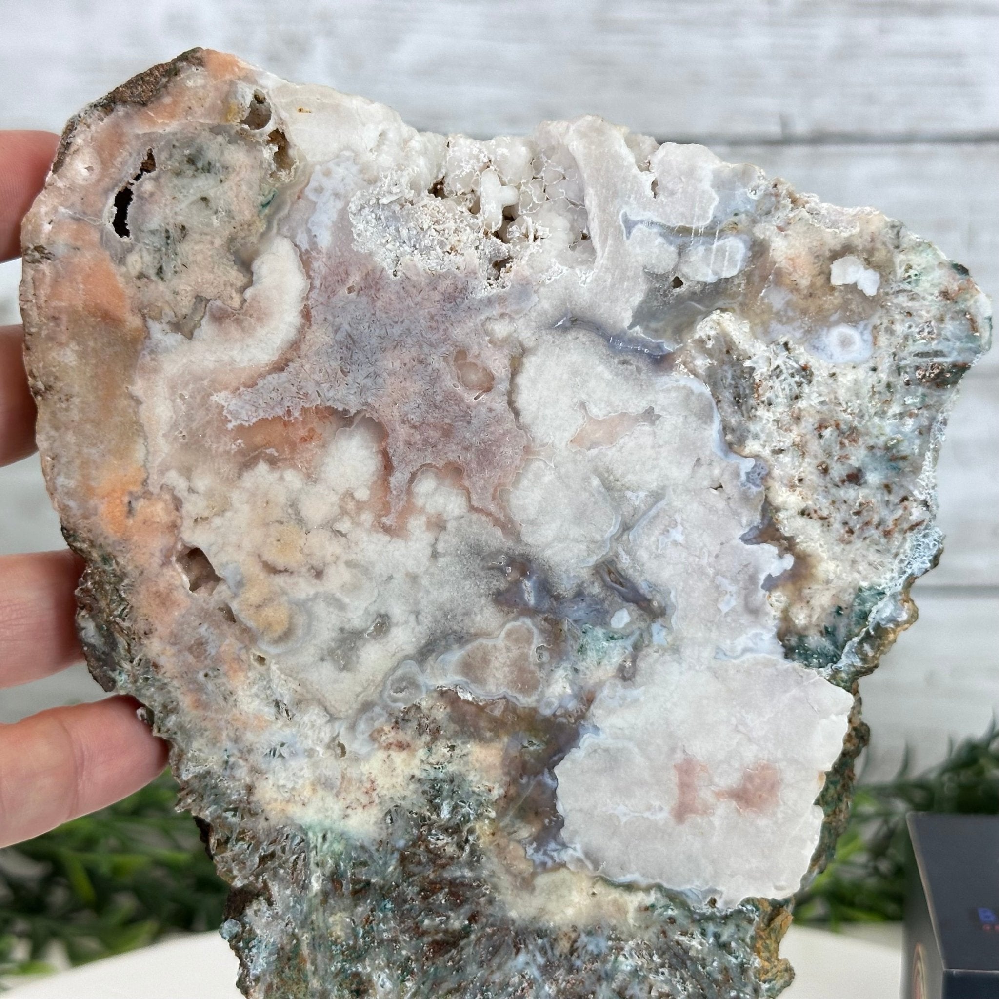 Pink Amethyst Slice on a Stand, 2.1 lbs and 9" Tall #5742-0128 - Brazil GemsBrazil GemsPink Amethyst Slice on a Stand, 2.1 lbs and 9" Tall #5742-0128Slices on Fixed Bases5742-0128