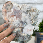 Pink Amethyst Slice on a Stand, 2.1 lbs and 9" Tall #5742-0128 - Brazil GemsBrazil GemsPink Amethyst Slice on a Stand, 2.1 lbs and 9" Tall #5742-0128Slices on Fixed Bases5742-0128