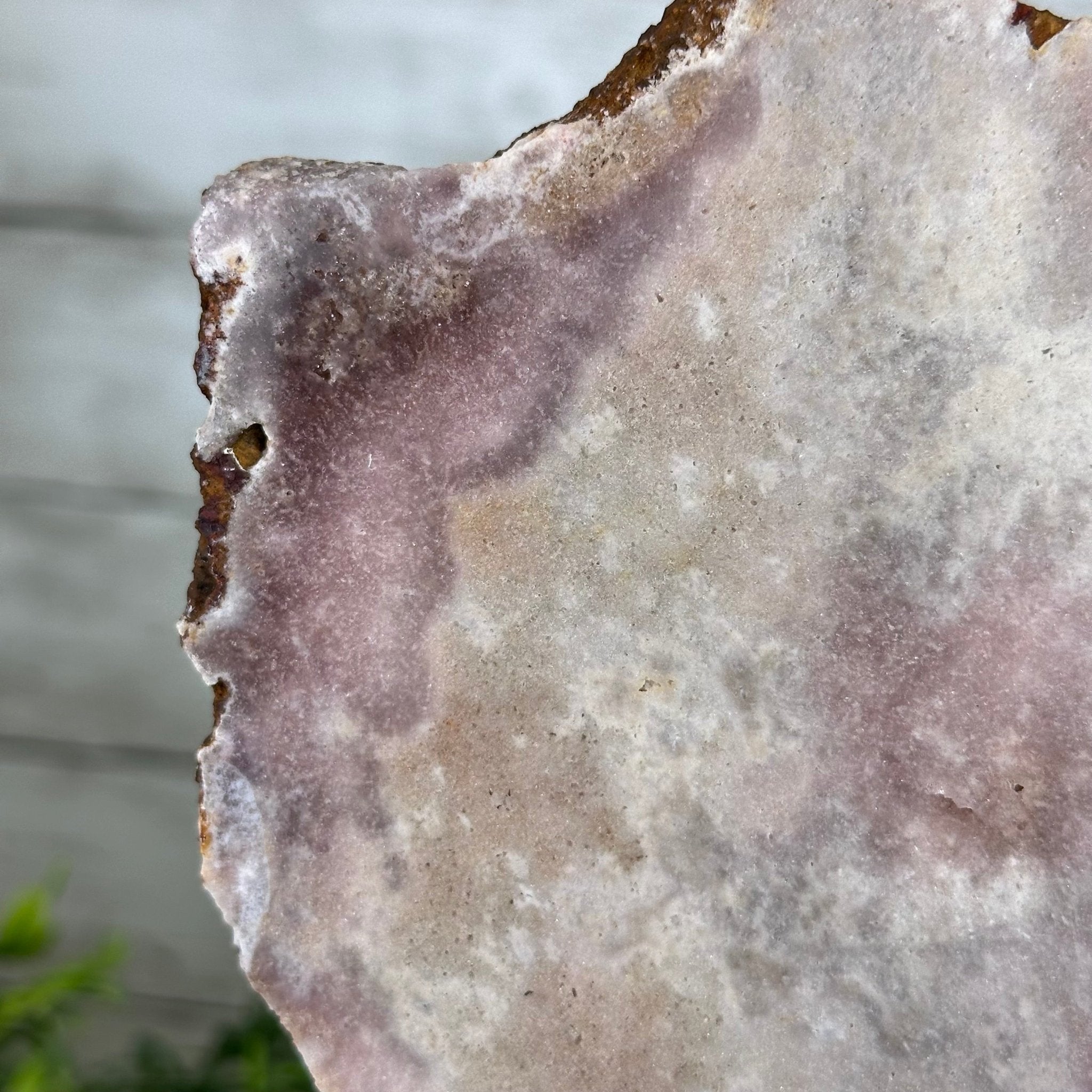 Pink Amethyst Slice on a Stand, 2.2 lbs and 10.5" Tall #5742-0126 - Brazil GemsBrazil GemsPink Amethyst Slice on a Stand, 2.2 lbs and 10.5" Tall #5742-0126Slices on Fixed Bases5742-0126