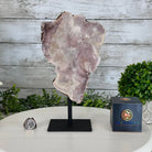 Pink Amethyst Slice on a Stand, 2.2 lbs and 10.5" Tall #5742-0126 - Brazil GemsBrazil GemsPink Amethyst Slice on a Stand, 2.2 lbs and 10.5" Tall #5742-0126Slices on Fixed Bases5742-0126