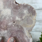 Pink Amethyst Slice on a Stand, 2.2 lbs and 10.5" Tall #5742-0126 - Brazil GemsBrazil GemsPink Amethyst Slice on a Stand, 2.2 lbs and 10.5" Tall #5742-0126Slices on Fixed Bases5742-0126