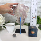 Pink Amethyst Slice on a Stand, 2.2 lbs and 10.5" Tall #5742-0126 - Brazil GemsBrazil GemsPink Amethyst Slice on a Stand, 2.2 lbs and 10.5" Tall #5742-0126Slices on Fixed Bases5742-0126
