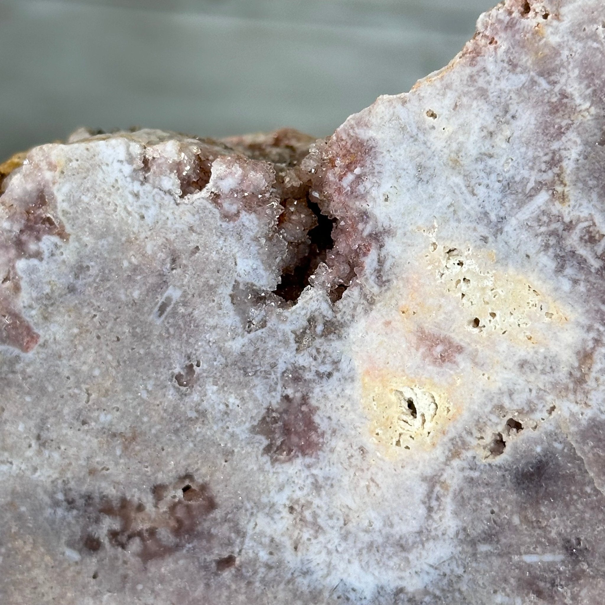 Pink Amethyst Slice on a Stand, 2.4 lbs and 8.1" Tall #5742-0132 - Brazil GemsBrazil GemsPink Amethyst Slice on a Stand, 2.4 lbs and 8.1" Tall #5742-0132Slices on Fixed Bases5742-0132
