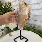 Pink Amethyst Slice on a Stand, 4.4 lbs and 12.75" Tall #5742-0035 by Brazil Gems - Brazil GemsBrazil GemsPink Amethyst Slice on a Stand, 4.4 lbs and 12.75" Tall #5742-0035 by Brazil GemsSlices on Fixed Bases5742-0035
