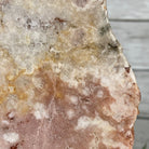 Pink Amethyst Slice on a Stand, 4.6 lbs and 12" Tall #5742-0040 by Brazil Gems - Brazil GemsBrazil GemsPink Amethyst Slice on a Stand, 4.6 lbs and 12" Tall #5742-0040 by Brazil GemsSlices on Fixed Bases5742-0040