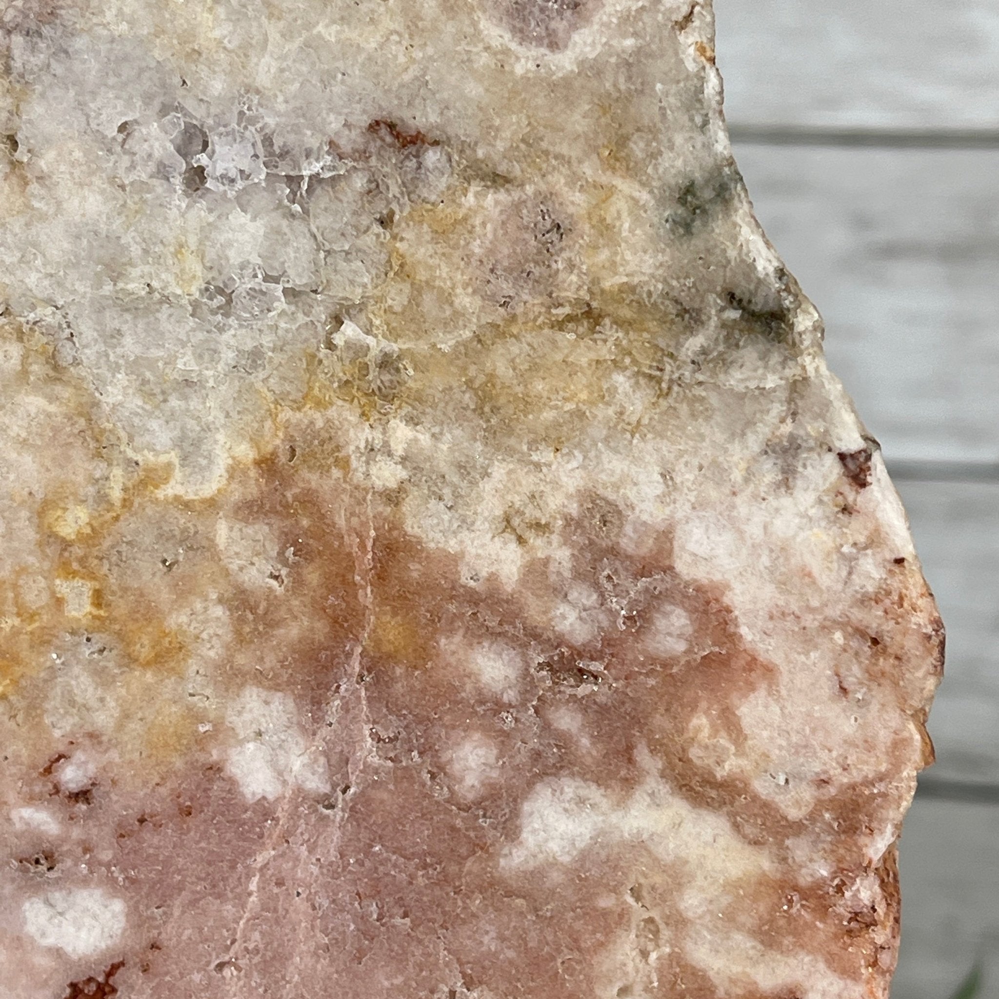 Pink Amethyst Slice on a Stand, 4.6 lbs and 12" Tall #5742-0040 by Brazil Gems - Brazil GemsBrazil GemsPink Amethyst Slice on a Stand, 4.6 lbs and 12" Tall #5742-0040 by Brazil GemsSlices on Fixed Bases5742-0040