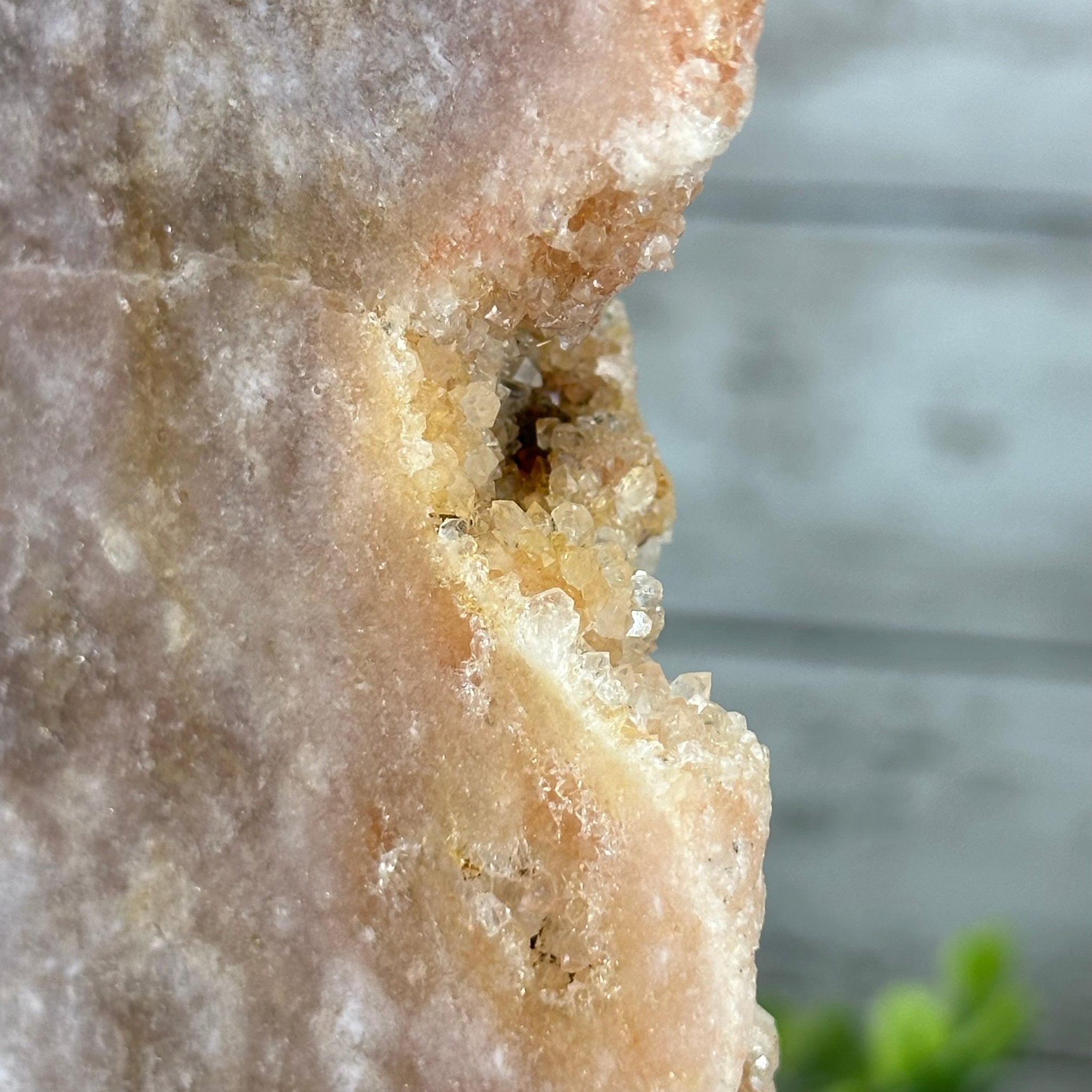 Pink Amethyst Slice on a Stand, 4.7 lbs and 12.9" Tall #5742-0138 - Brazil GemsBrazil GemsPink Amethyst Slice on a Stand, 4.7 lbs and 12.9" Tall #5742-0138Slices on Fixed Bases5742-0138