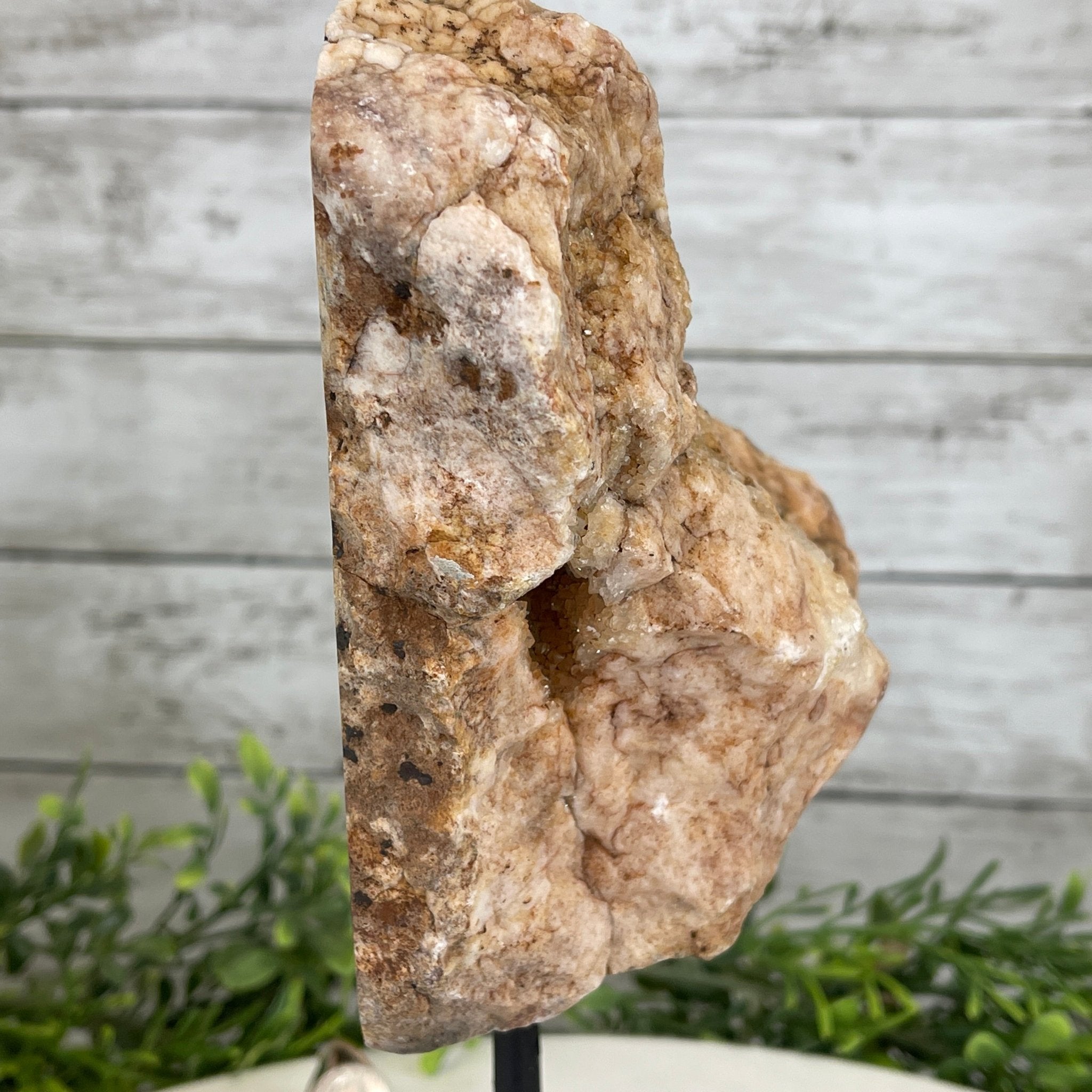 Pink Amethyst Slice on a Stand, 5.7 lbs and 11.7" Tall #5742-0041 by Brazil Gems - Brazil GemsBrazil GemsPink Amethyst Slice on a Stand, 5.7 lbs and 11.7" Tall #5742-0041 by Brazil GemsSlices on Fixed Bases5742-0041