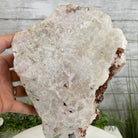 Pink Amethyst Slice on a Stand, 5.8 lbs and 13.1" Tall #5742-0045 by Brazil Gems - Brazil GemsBrazil GemsPink Amethyst Slice on a Stand, 5.8 lbs and 13.1" Tall #5742-0045 by Brazil GemsSlices on Fixed Bases5742-0045