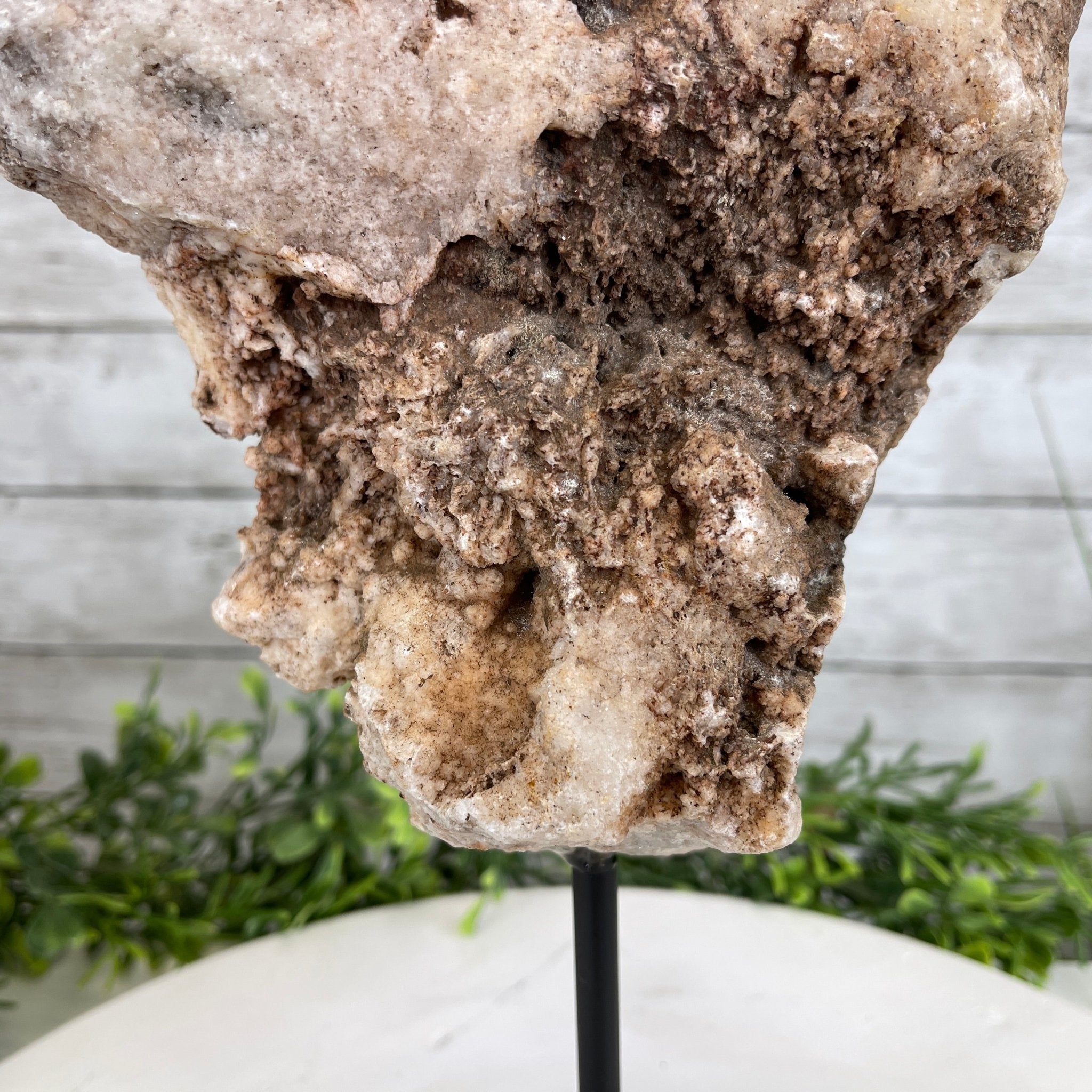 Pink Amethyst Slice on a Stand, 5.8 lbs and 13.1" Tall #5742-0045 by Brazil Gems - Brazil GemsBrazil GemsPink Amethyst Slice on a Stand, 5.8 lbs and 13.1" Tall #5742-0045 by Brazil GemsSlices on Fixed Bases5742-0045