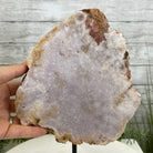 Pink Amethyst Slice on a Stand, 5.9 lbs and 12" Tall #5742-0037 by Brazil Gems - Brazil GemsBrazil GemsPink Amethyst Slice on a Stand, 5.9 lbs and 12" Tall #5742-0037 by Brazil GemsSlices on Fixed Bases5742-0037